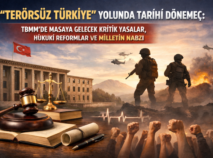 Rapor : "Terörsüz Türkiye" Yolunda Tarihi dönemeç : TBMM'de Masaya Gelecek Kritik Yasalar, Hukuki Reformlar ve Milletin Nabzı.