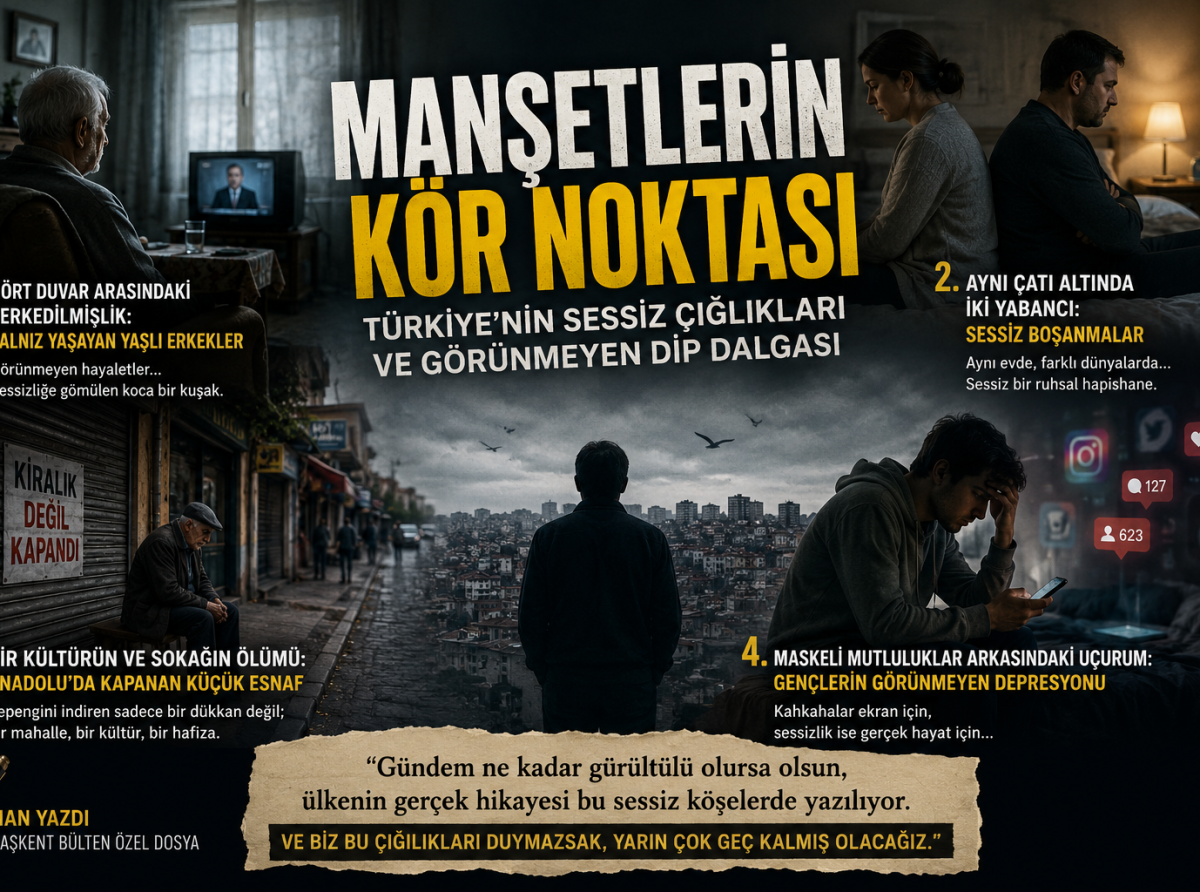 Manşetlerin Kör Noktası: Türkiye’nin Sessiz Çığlıkları ve Görünmeyen Dip Dalgası